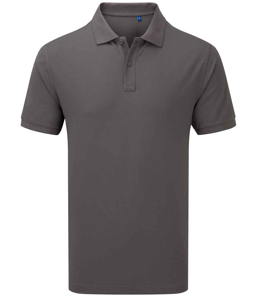 Premier Essential Unisex Polo Shirt in Dark Grey