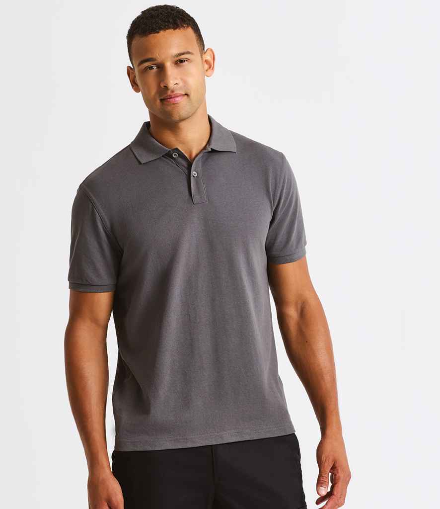 Premier Premier Essential Unisex Polo Shirt Dark Grey