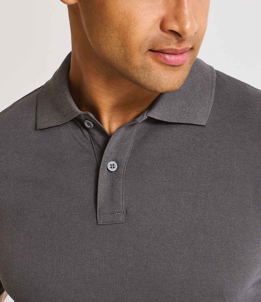 Premier Premier Essential Unisex Polo Shirt Dark Grey