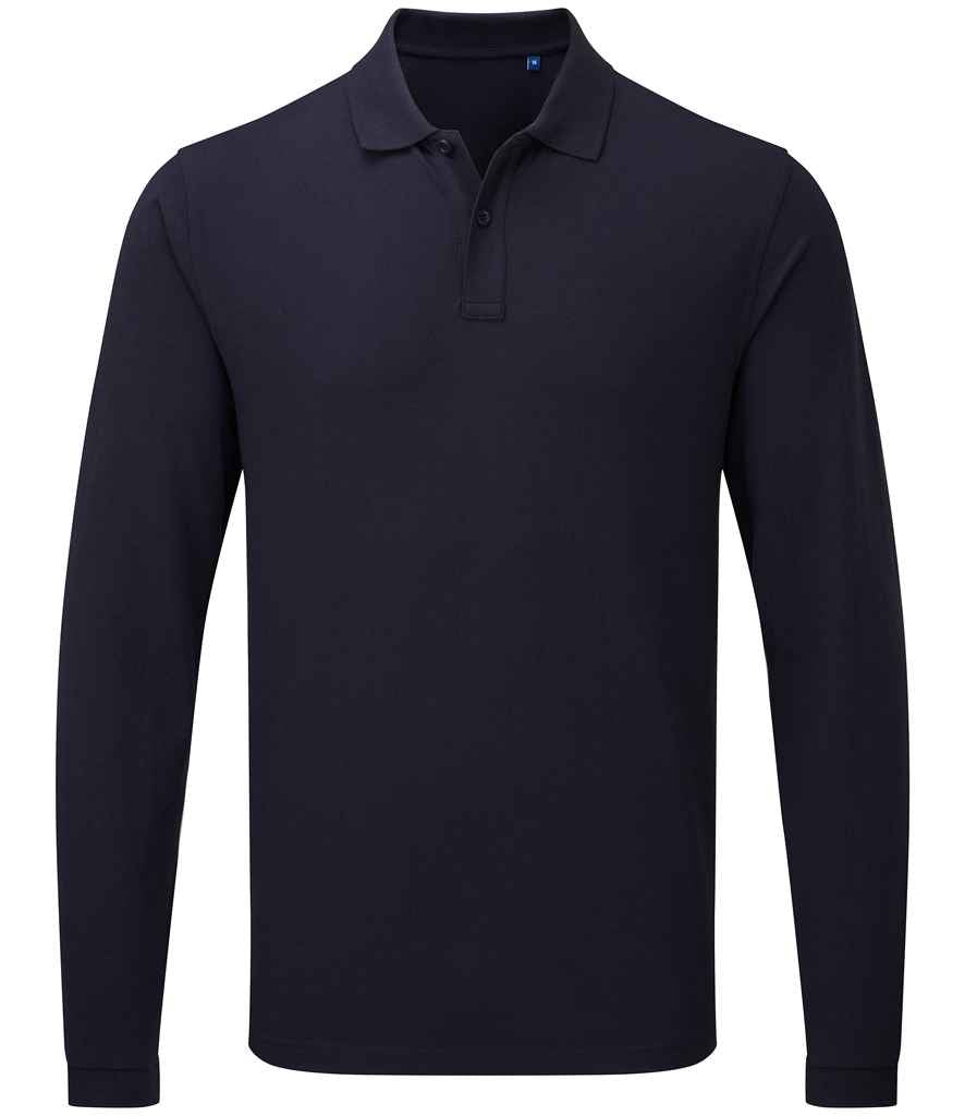 Premier Premier Essential Unisex Long Sleeve Polo Shirt