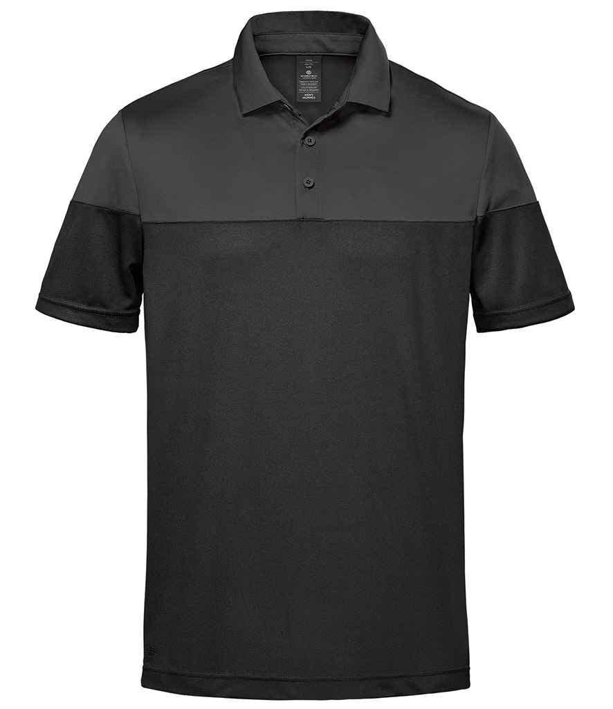 Stormtech Stormetch Monterey Two-Tone Polo Shirt Granite/Black