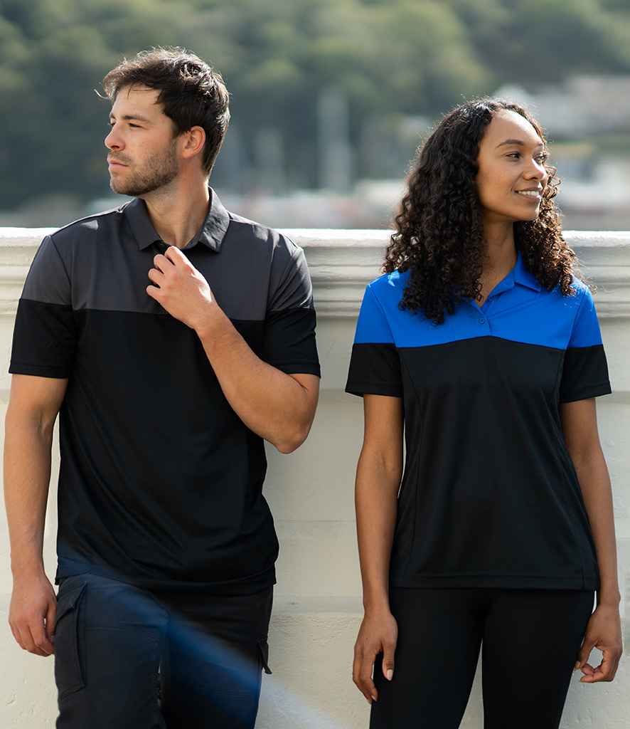 Stormtech Stormetch Monterey Two-Tone Polo Shirt Granite/Black