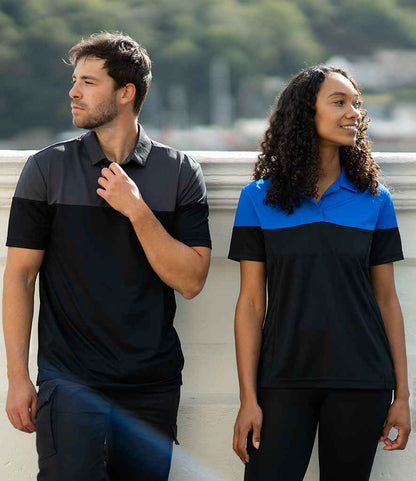 Stormtech Stormetch Monterey Two-Tone Polo Shirt Granite/Black