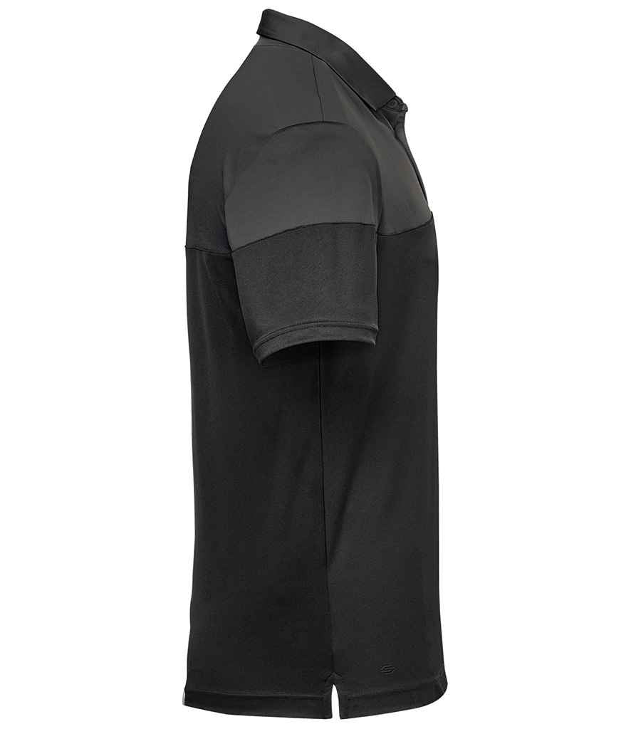 Stormtech Stormetch Monterey Two-Tone Polo Shirt Granite/Black
