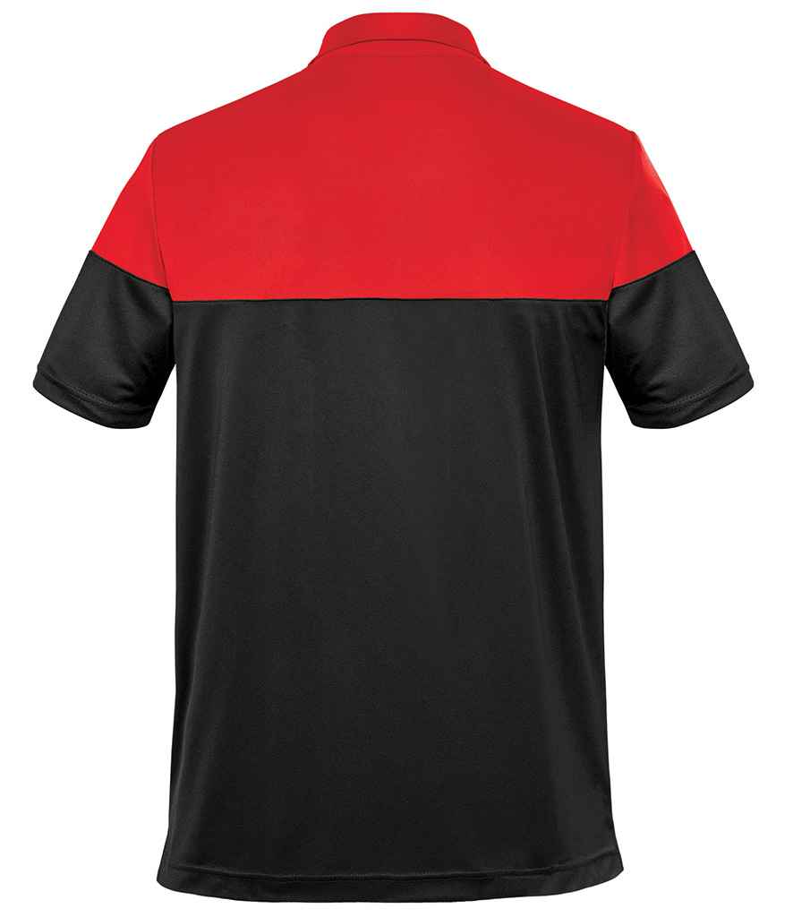 Stormtech Stormetch Monterey Two-Tone Polo Shirt Red/Black
