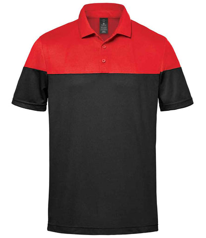 Stormtech Stormetch Monterey Two-Tone Polo Shirt Red/Black