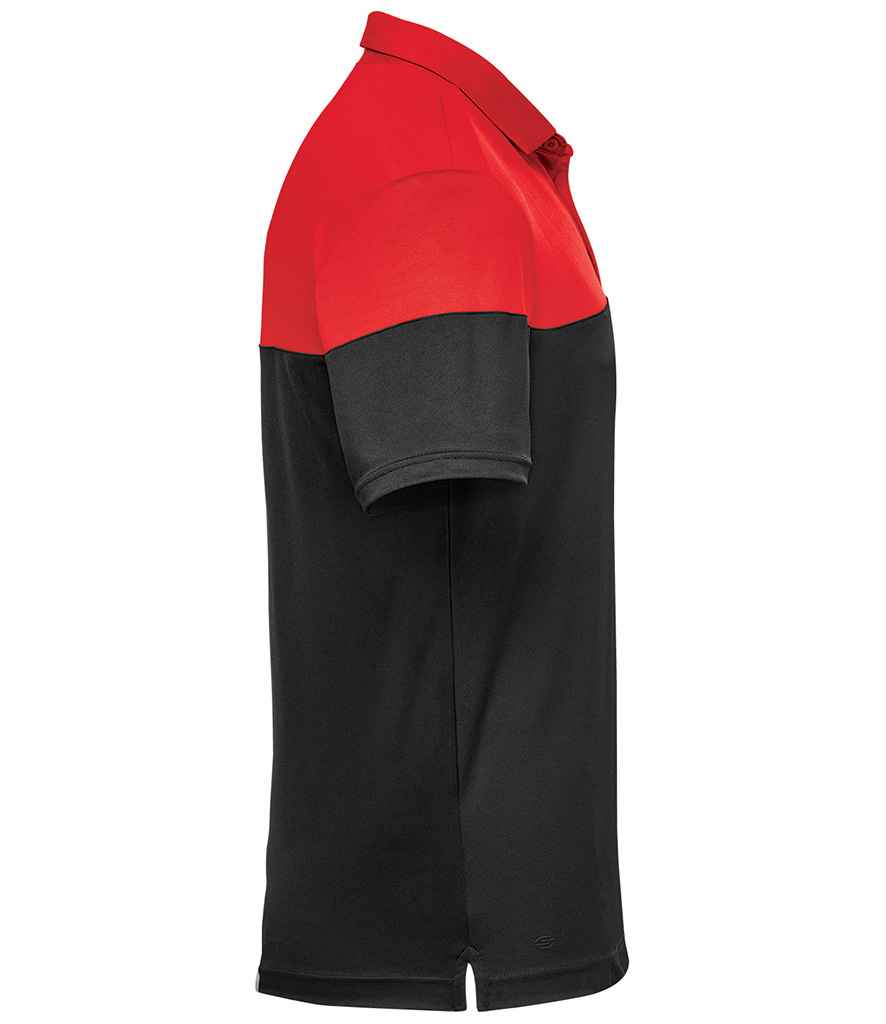 Stormtech Stormetch Monterey Two-Tone Polo Shirt Red/Black