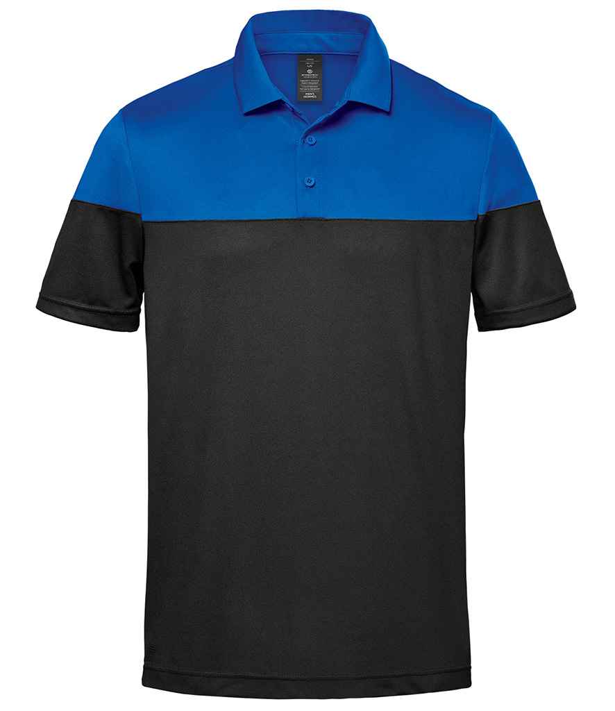 Stormtech Stormetch Monterey Two-Tone Polo Shirt Royal Blue/Black