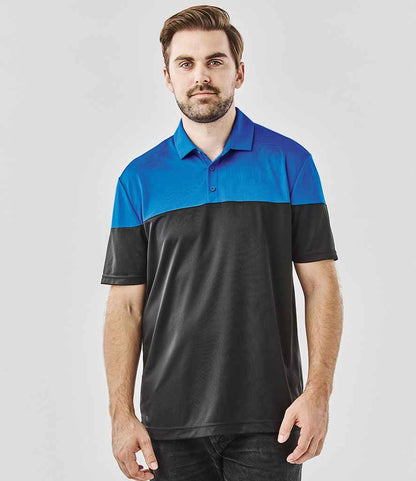 Stormtech Stormetch Monterey Two-Tone Polo Shirt Royal Blue/Black
