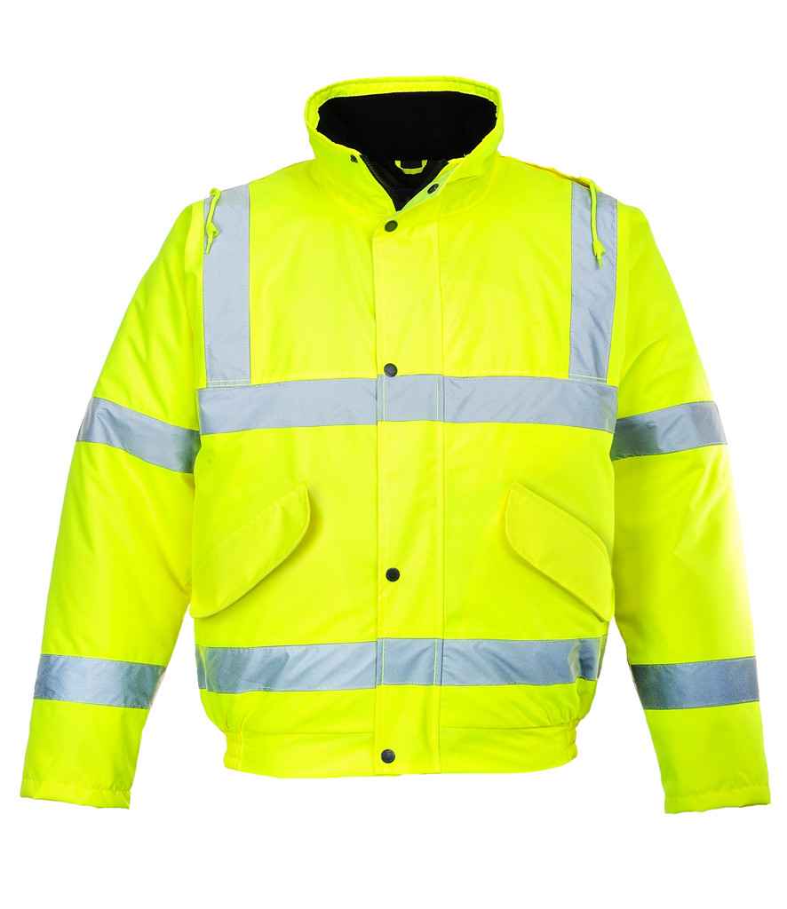 Portwest Portwest Hi-Vis Bomber Jacket Yellow
