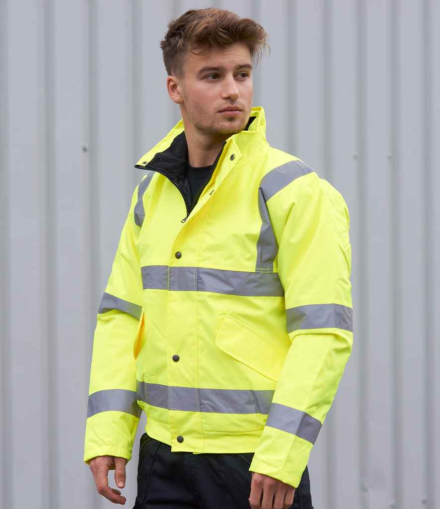 Portwest Portwest Hi-Vis Bomber Jacket Yellow