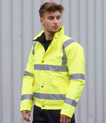 Portwest Portwest Hi-Vis Bomber Jacket Yellow