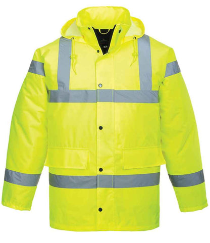 Portwest Hi-Vis Traffic Jacket in Yellow