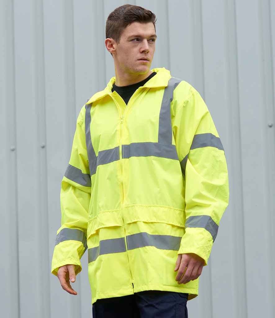 Portwest Portwest Hi-Vis Rain Jacket Yellow
