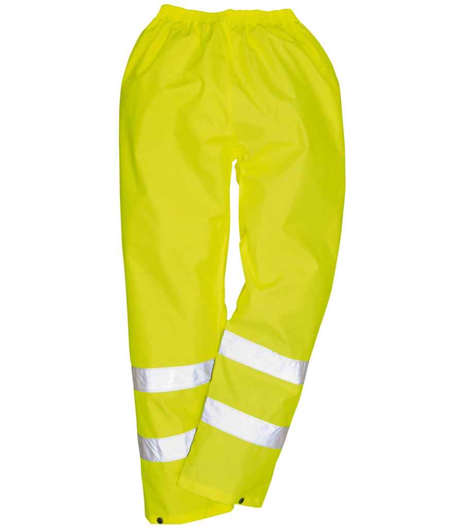 Portwest Hi-Vis Rain Trousers in Yellow