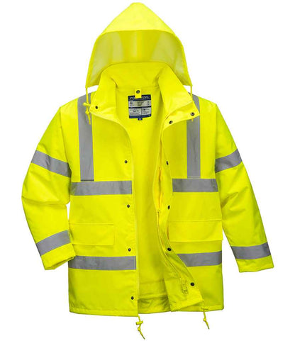 Portwest Portwest Hi-Vis 4-in-1 Traffic Jacket Yellow