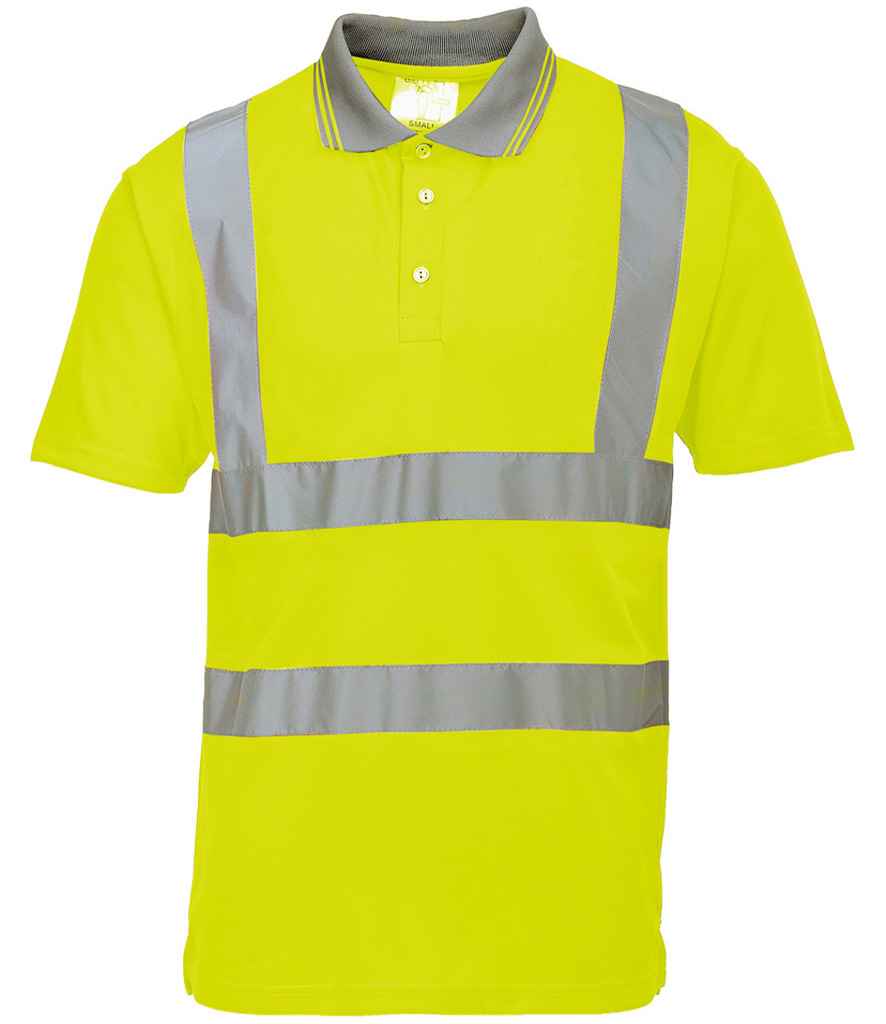Portwest Hi-Vis Polo Shirt in Yellow