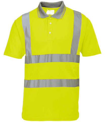 Portwest Hi-Vis Polo Shirt in Yellow