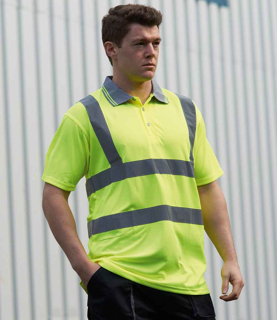 Portwest Portwest Hi-Vis Polo Shirt Yellow