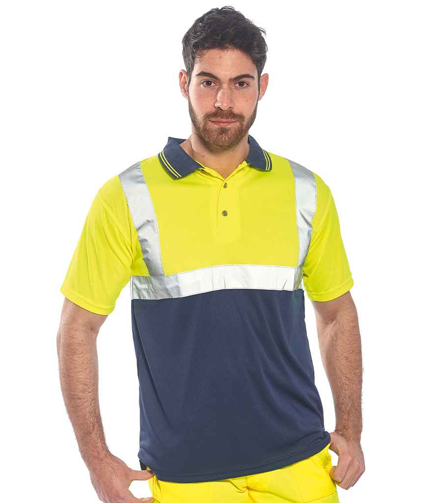 Portwest Portwest Hi-Vis Two Tone Polo Shirt
