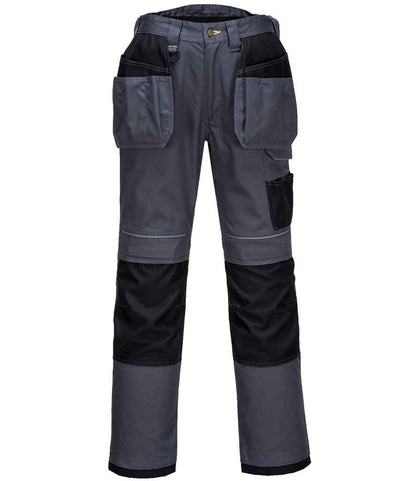 Portwest PW3 Work Holster Trousers in Zoom Grey/Black