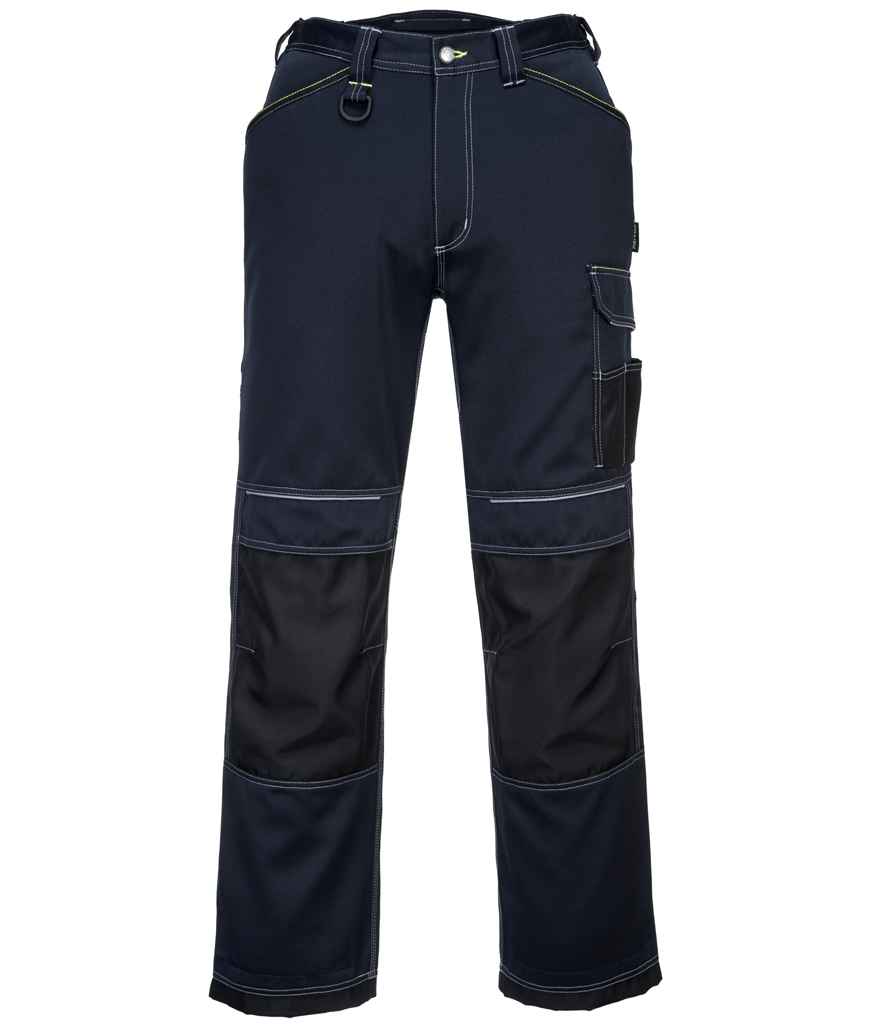 Portwest PW3 Work Trousers in Navy/Black
