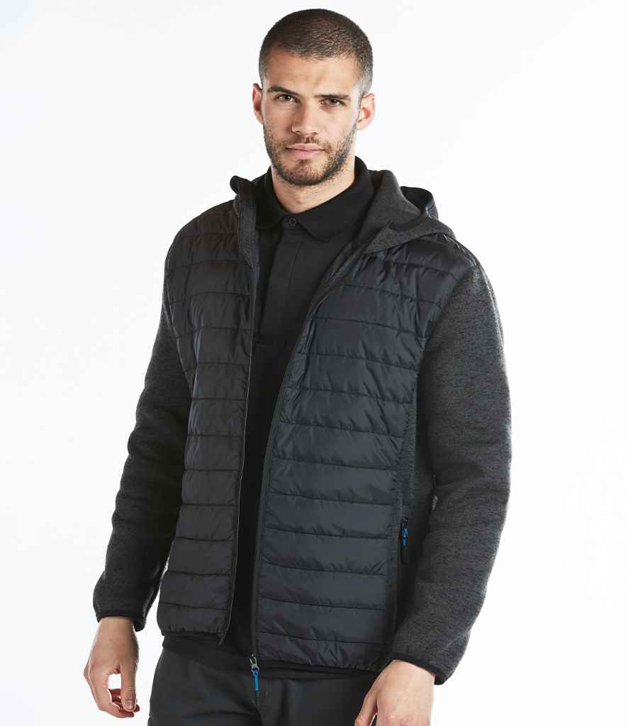 Portwest Portwest KX3™ Baffle Padded Jacket Grey Marl/Black