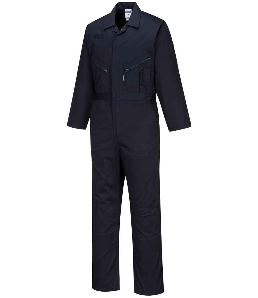 Portwest Knee Pad Coverall in Dark Navy