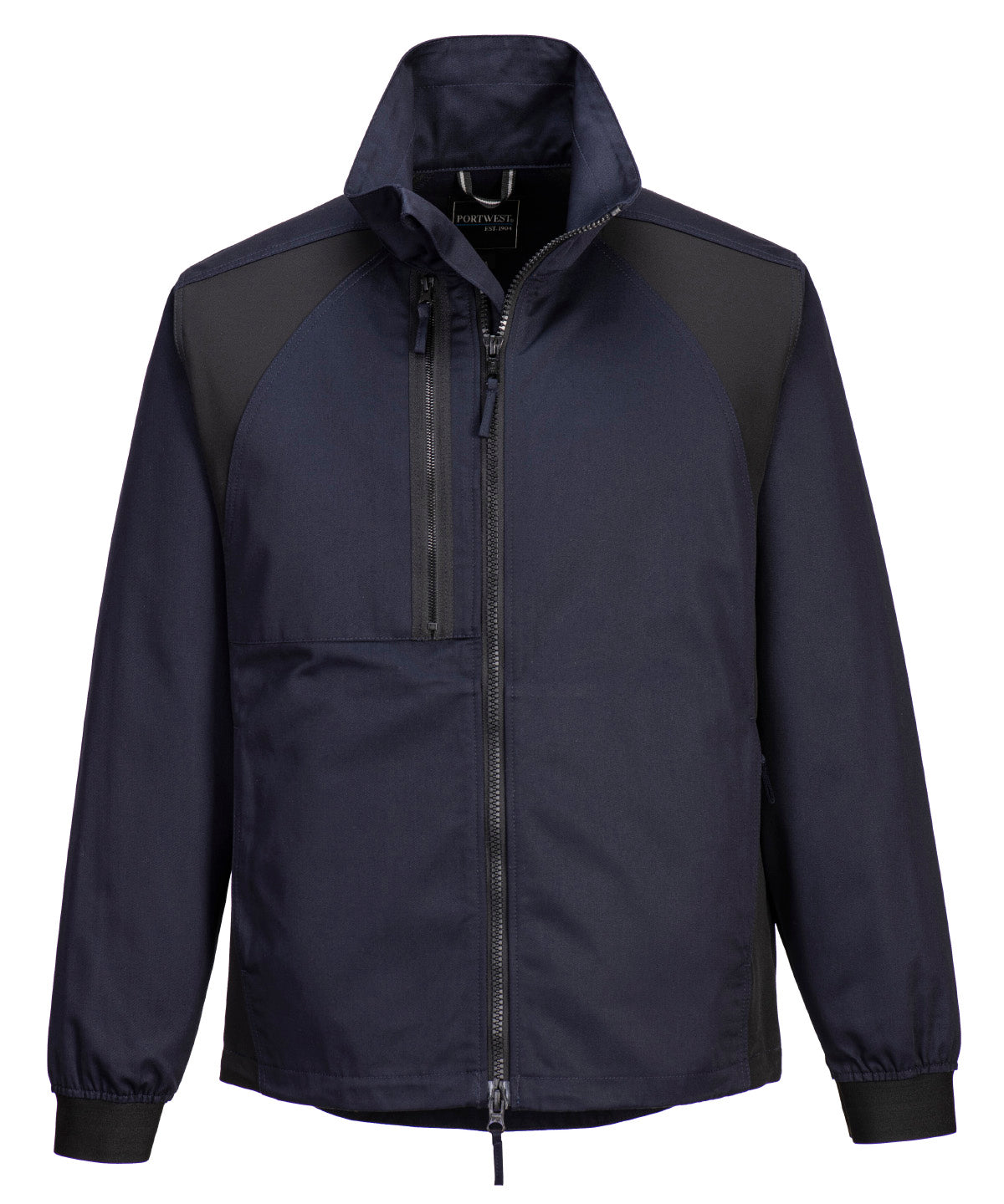 Portwest WX2 stretch work jacket (CD885) Deep Navy/Black