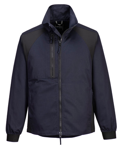 Portwest WX2 stretch work jacket (CD885) Deep Navy/Black
