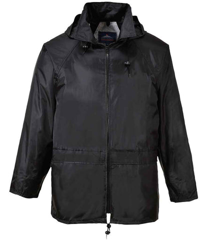 Portwest Classic Rain Jacket in Black