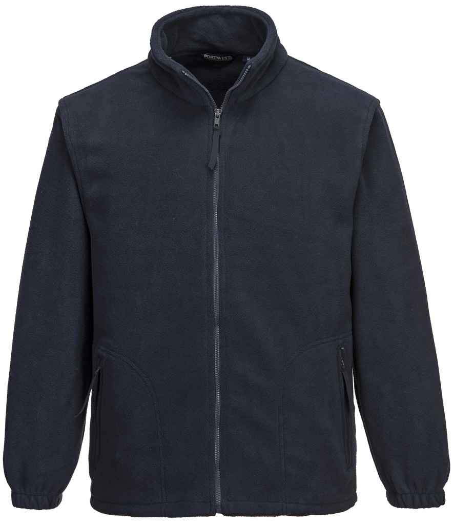 Portwest Argyll Heavy Fleece Jacket in Navy