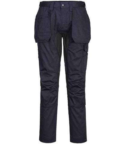 Portwest WX2™ Eco Stretch Holster Trousers in Dark Navy