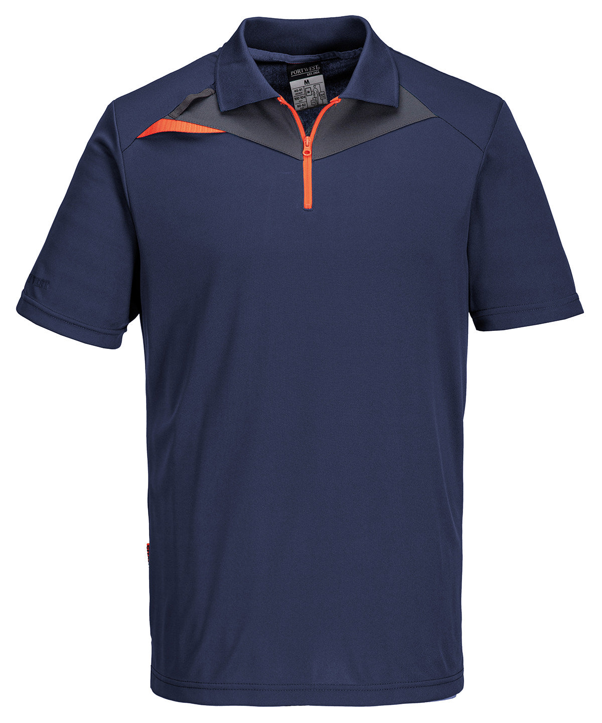 Portwest DX4 Polo shirt (DX410) Navy/Orange