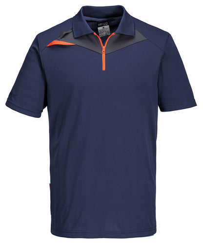 Portwest DX4 Polo shirt (DX410) Navy/Orange