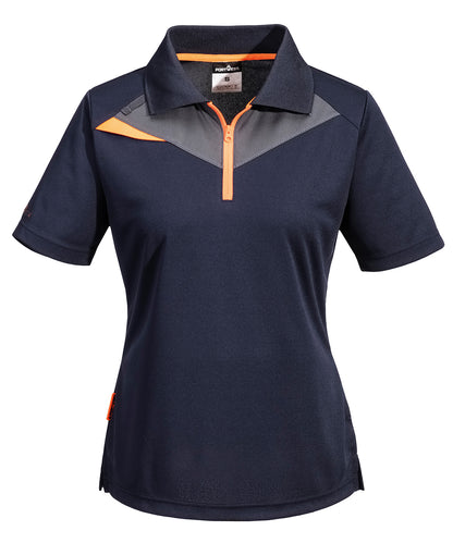 Portwest Women’s DX4 polo shirt (DX409) Navy