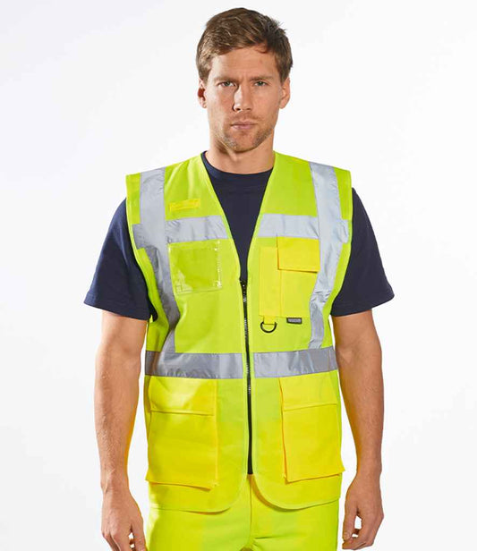 Portwest Hi-Vis Executive Vest - Yellow