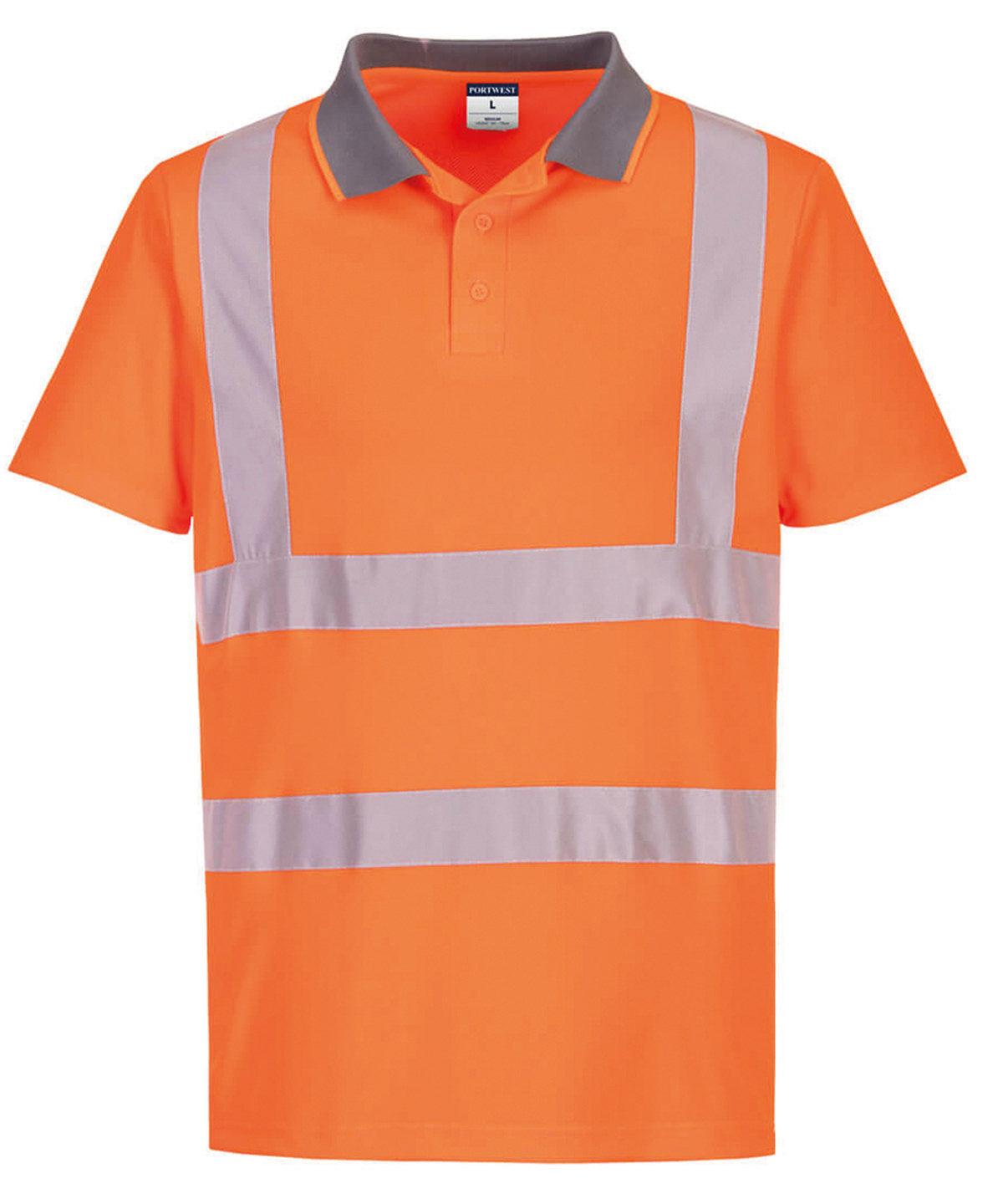 Portwest Eco Hi-vis short sleeve polo (EC10) Orange