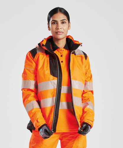 Portwest Women’s PW3 Hi-vis winter jacket (PW382) Orange/Black