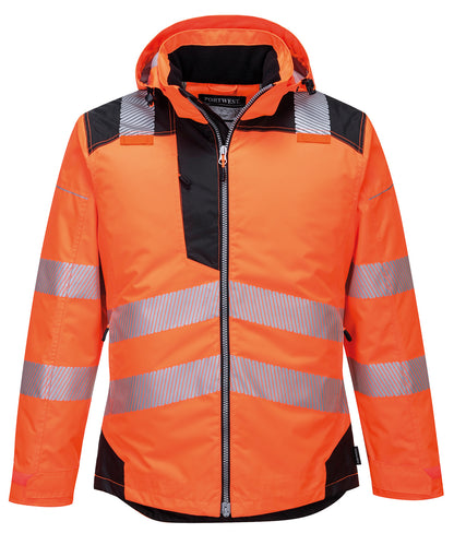 Portwest PW3 Hi-vis winter jacket (T400) Orange/Black