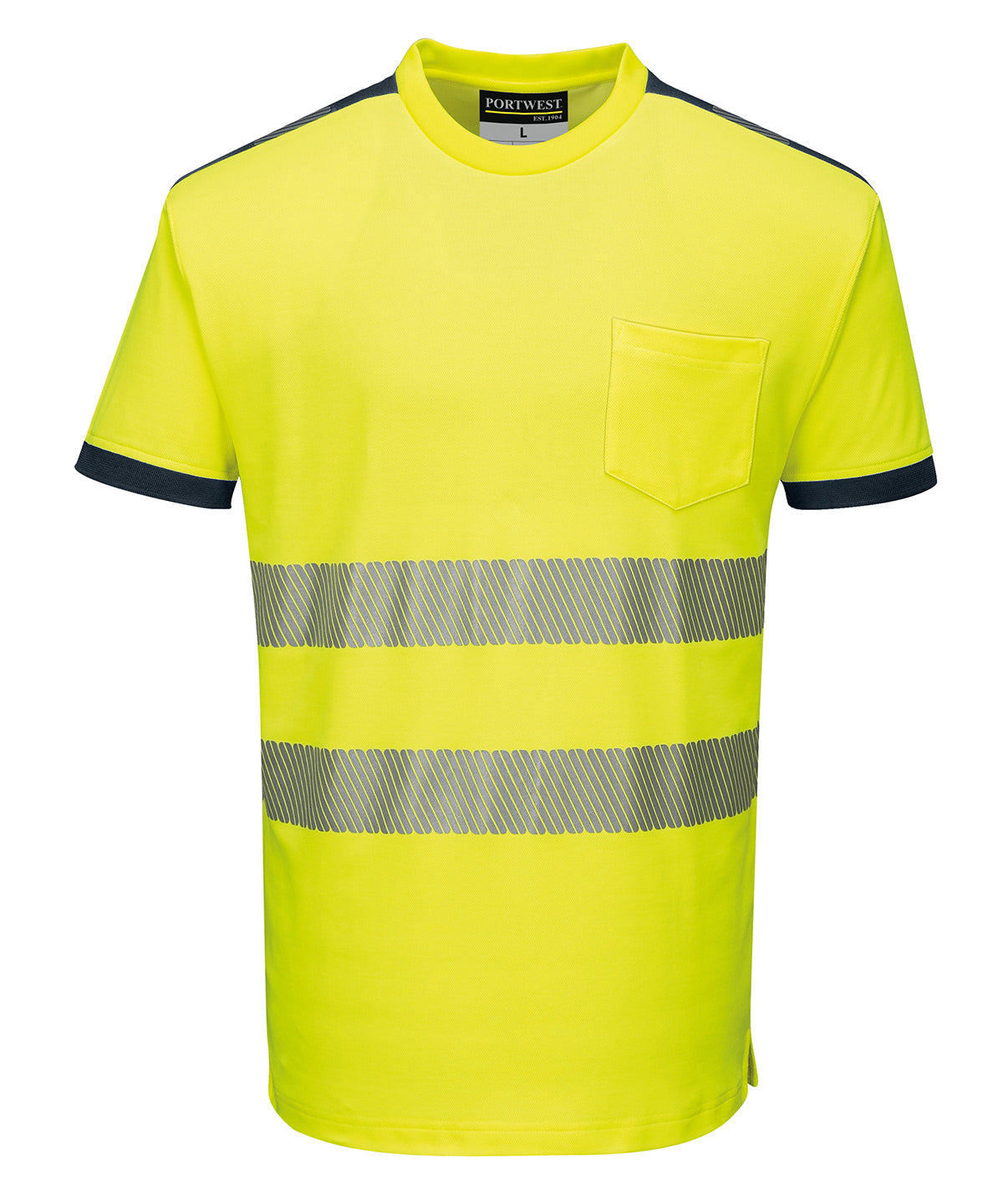 Portwest PW3 Hi-vis t-shirt (T181) Yellow/Black