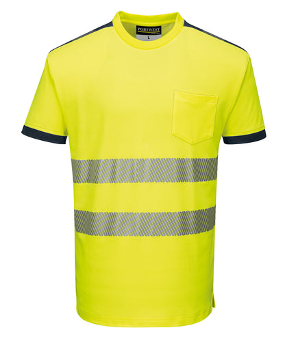 Portwest PW3 Hi-vis t-shirt (T181) Yellow/Black