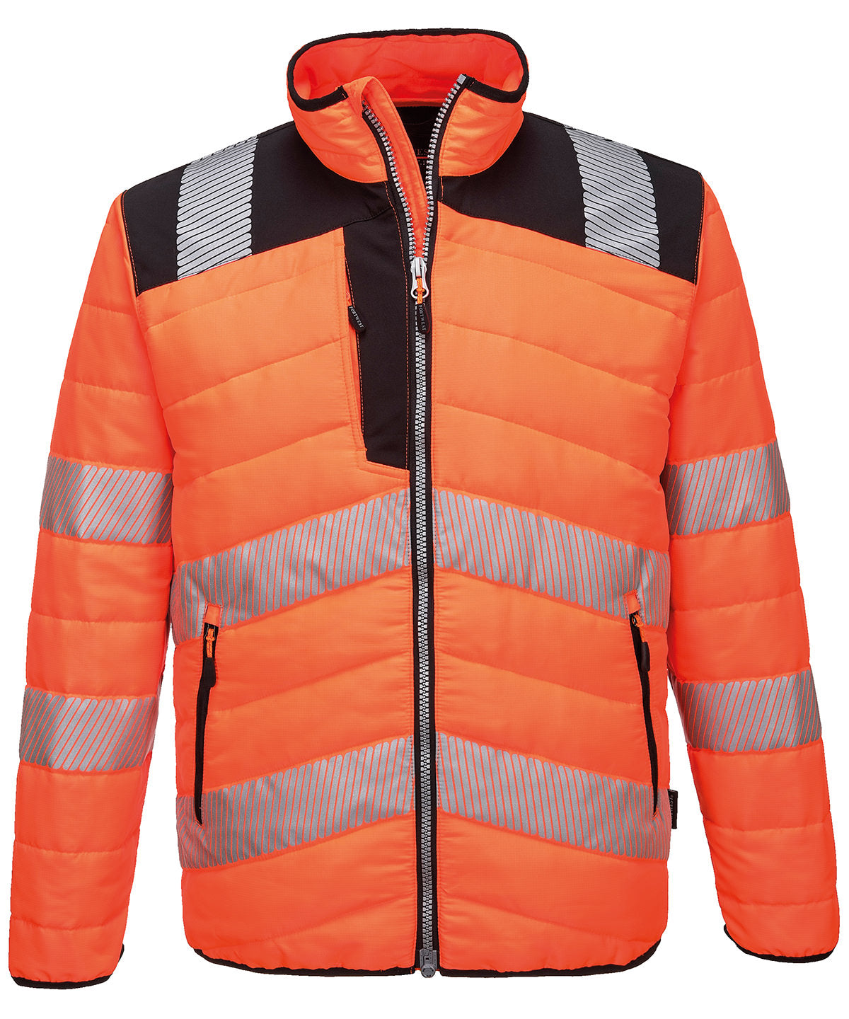 Portwest PW3 Hi-vis baffle jacket (PW371) Orange/Black