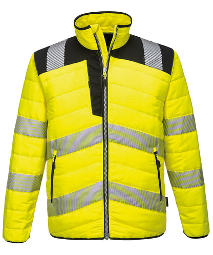 Portwest PW3 Hi-vis baffle jacket (PW371) Yellow/Black