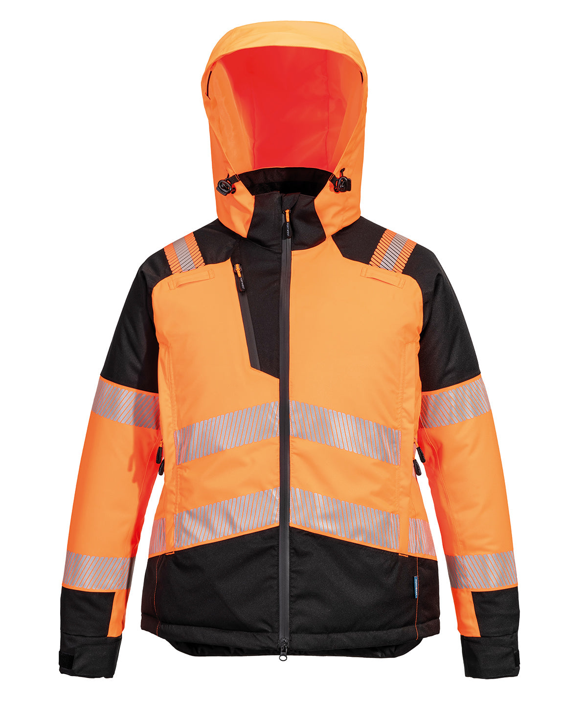 Portwest Women’s PW3 Hi-vis winter jacket (T162) Orange/Black