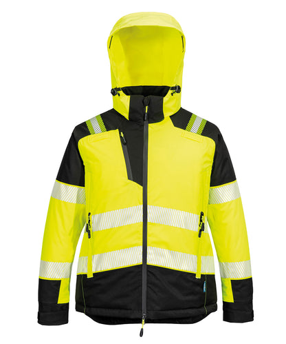 Portwest Women’s PW3 Hi-vis winter jacket (T162) Yellow/Black