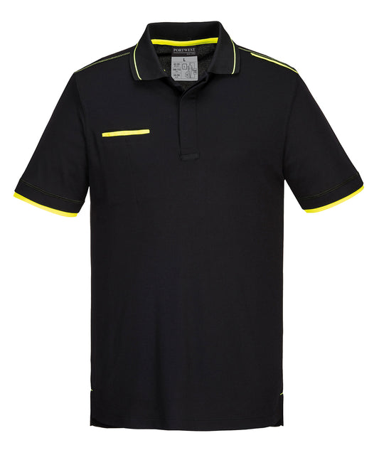 Portwest WX3 Eco polo shirt (T722) Black