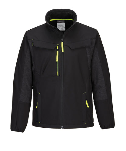 Portwest WX3 Eco Hybrid softshell jacket (2L) (T753) Black