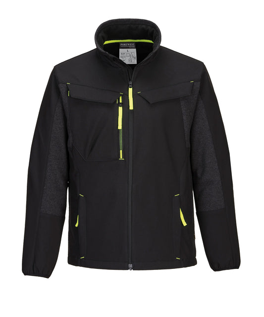 Portwest WX3 Eco Hybrid softshell jacket (2L) (T753) Black