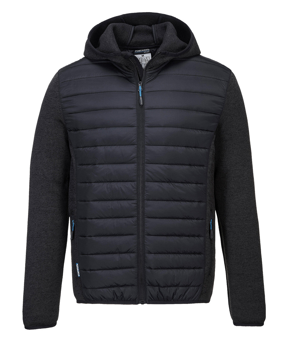 Portwest KX3 Hybrid baffle jacket (T832) Grey Marl